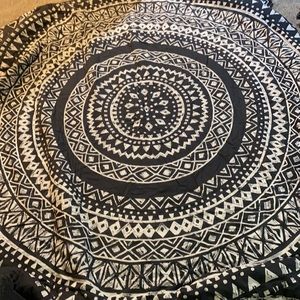 Boho Comforter & Pillow Cases, Reversible, B & W